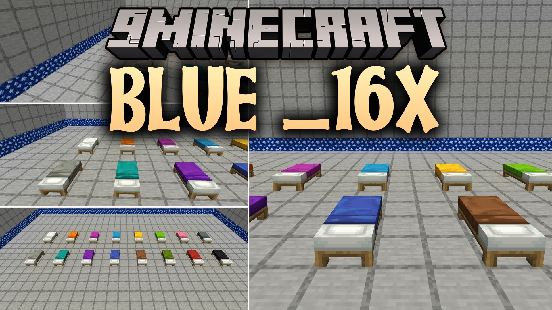Blue _16x Resource Pack (1.21.11, 1.21.1) – Cool Blue Tones for Clean Combat