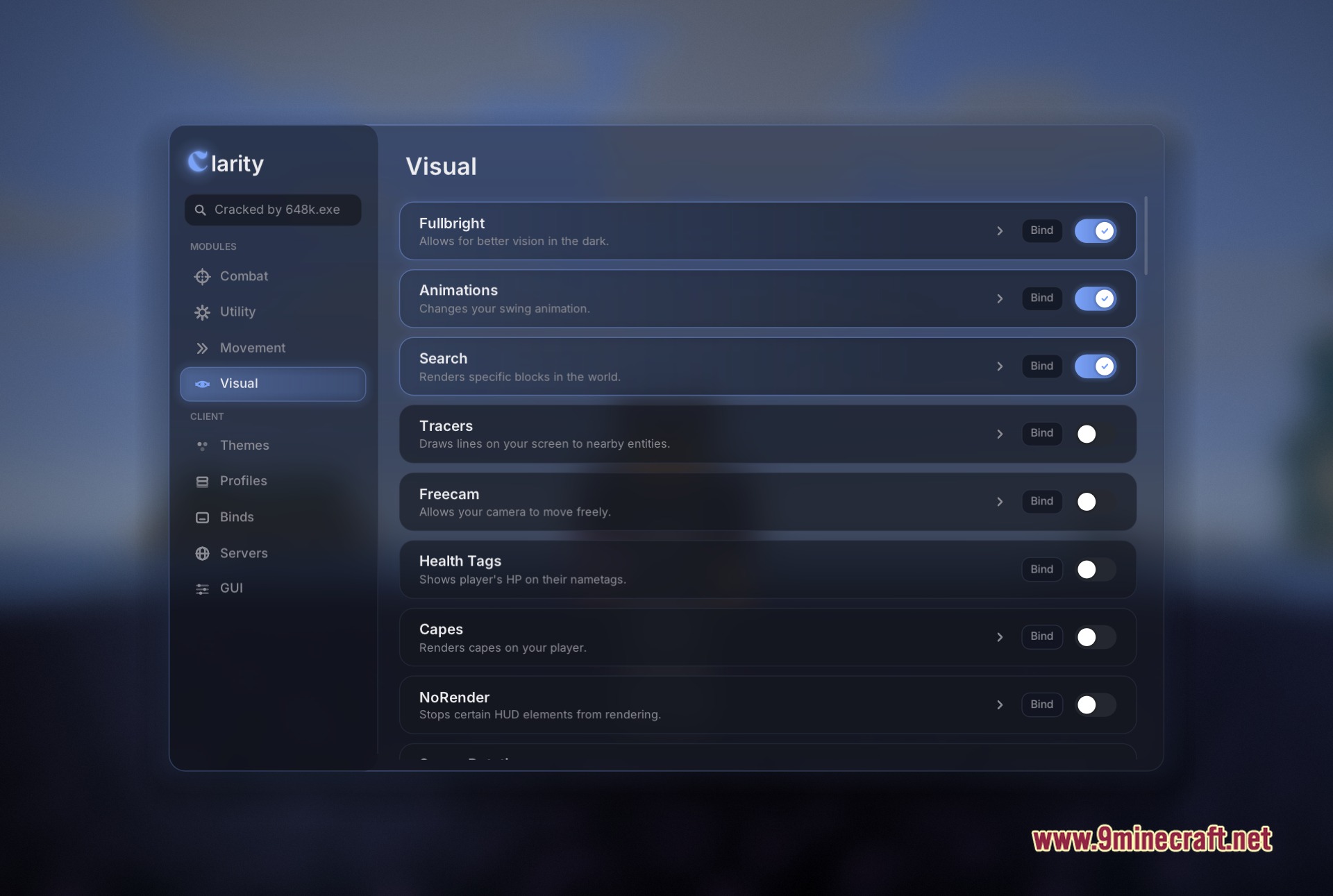 Clarity client mod screenshot 9