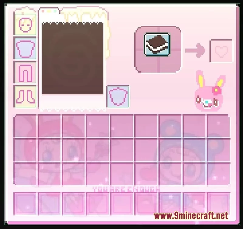 Cutecore kin's sweetest gui ୭ ᵎᵎ resource pack screenshot 2