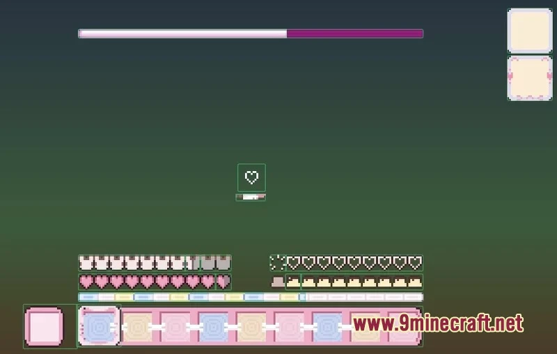 Cutecore kin's sweetest gui ୭ ᵎᵎ resource pack screenshot 3