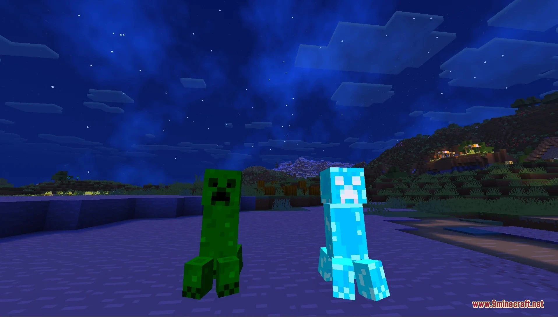 Dungeons 2 Creeper Resource Pack (26.1.2, 1.21.1) – Chilling Blue Soul Infected 7 Dungeons 2 creeper resource pack screenshot 6