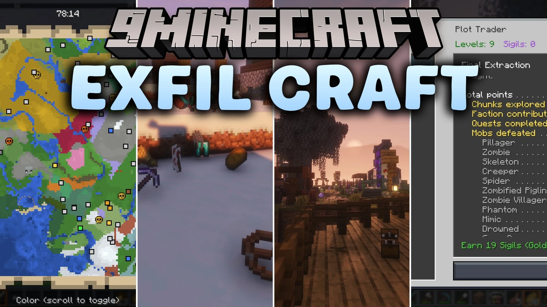 Exfil Craft by Krookedlilly Mod (26.3) – Raid Hostile Worlds and Escape Alive