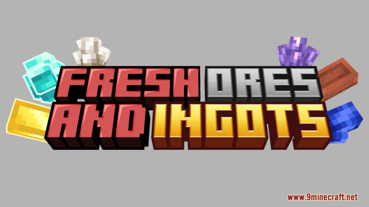 Fresh Ores and Ingots Resource Pack (26.3, 1.20.1) – Texture Pack
