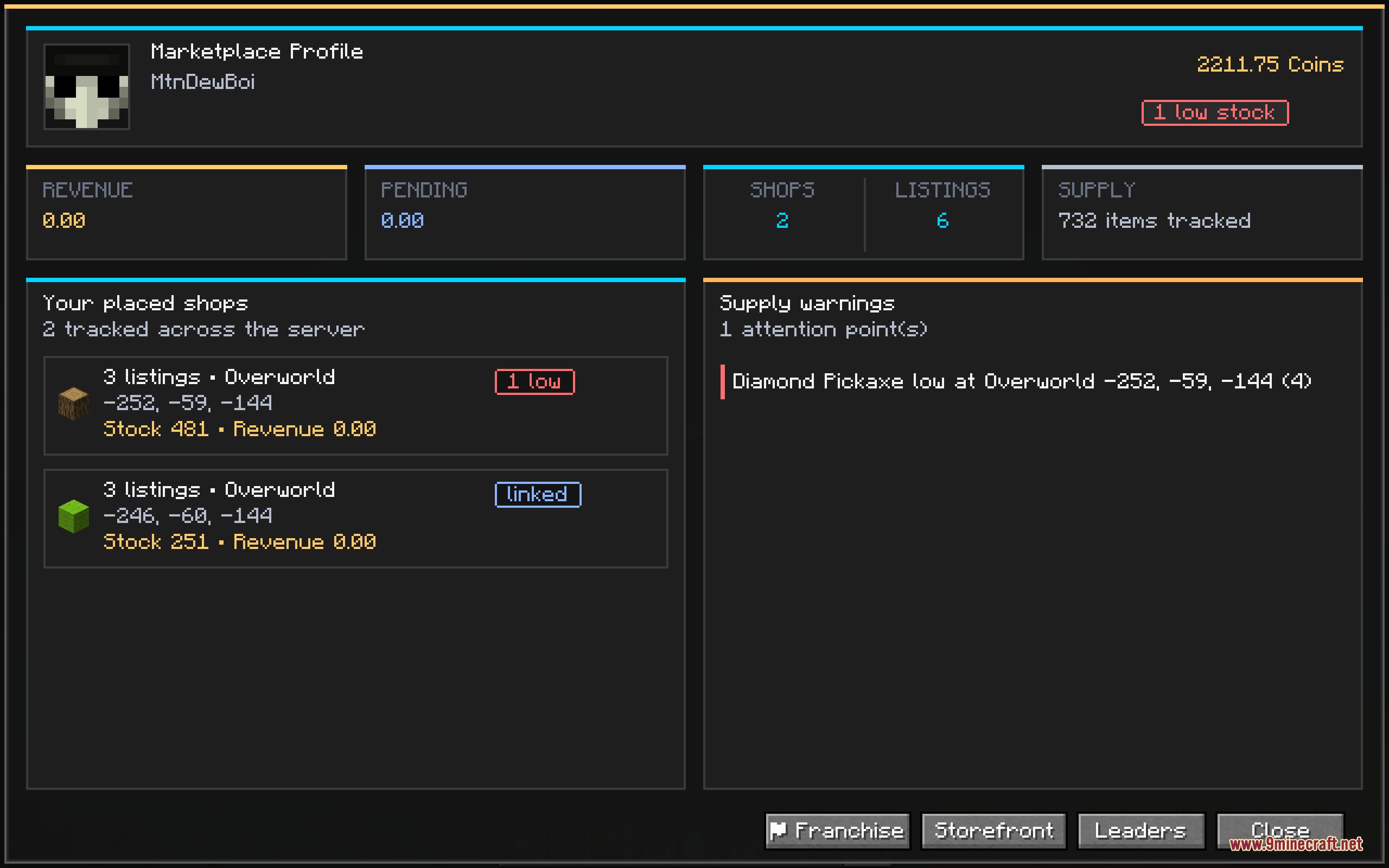 Future Shops Mod (1.21.1, 1.20.1) – Run Custom Player Shops And Trade For Coins 3 Future shops mod screenshot 2