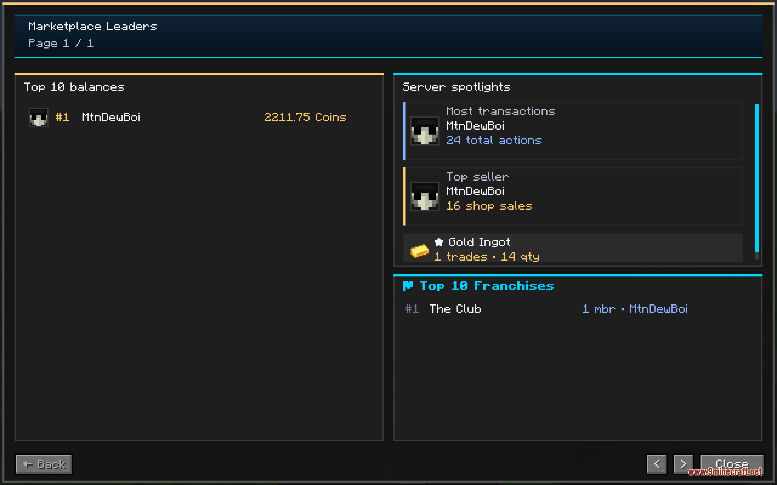 Future Shops Mod (1.21.1, 1.20.1) – Run Custom Player Shops And Trade For Coins 5 Future shops mod screenshot 4