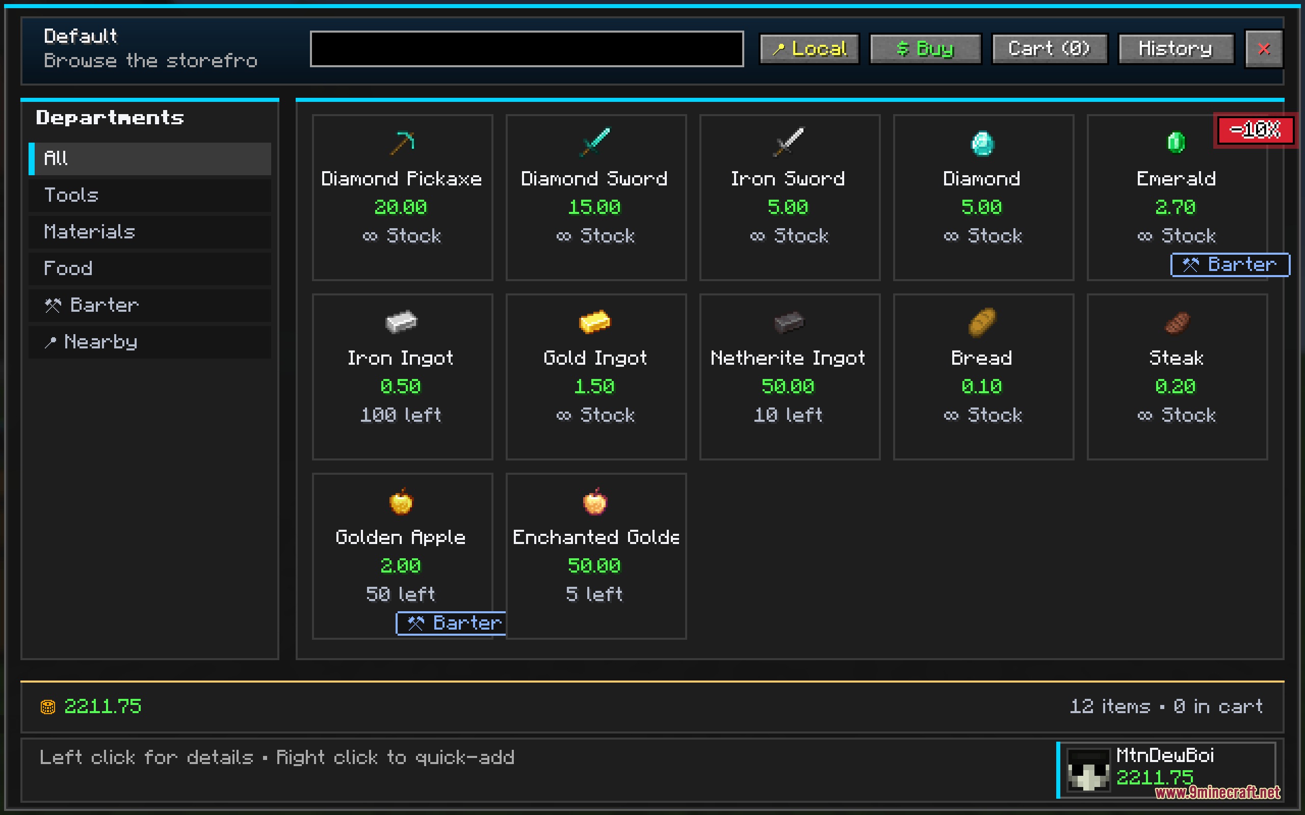 Future Shops Mod (1.21.1, 1.20.1) – Run Custom Player Shops And Trade For Coins 8 Future shops mod screenshot 7