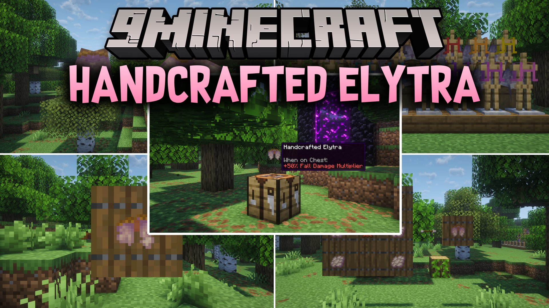 Handcrafted Elytra Data Pack (26.1.2, 1.21.11) – Soar Through the Overworld