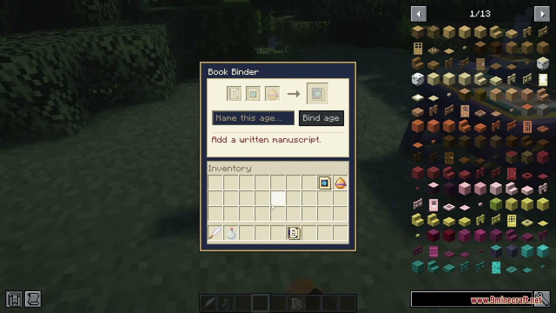 Inkbound A Mystcraft Remake Mod (26.1.2, 1.20.1) – Write Your Own Dimensions 8 Inkbound a mystcraft remake mod screenshot 7