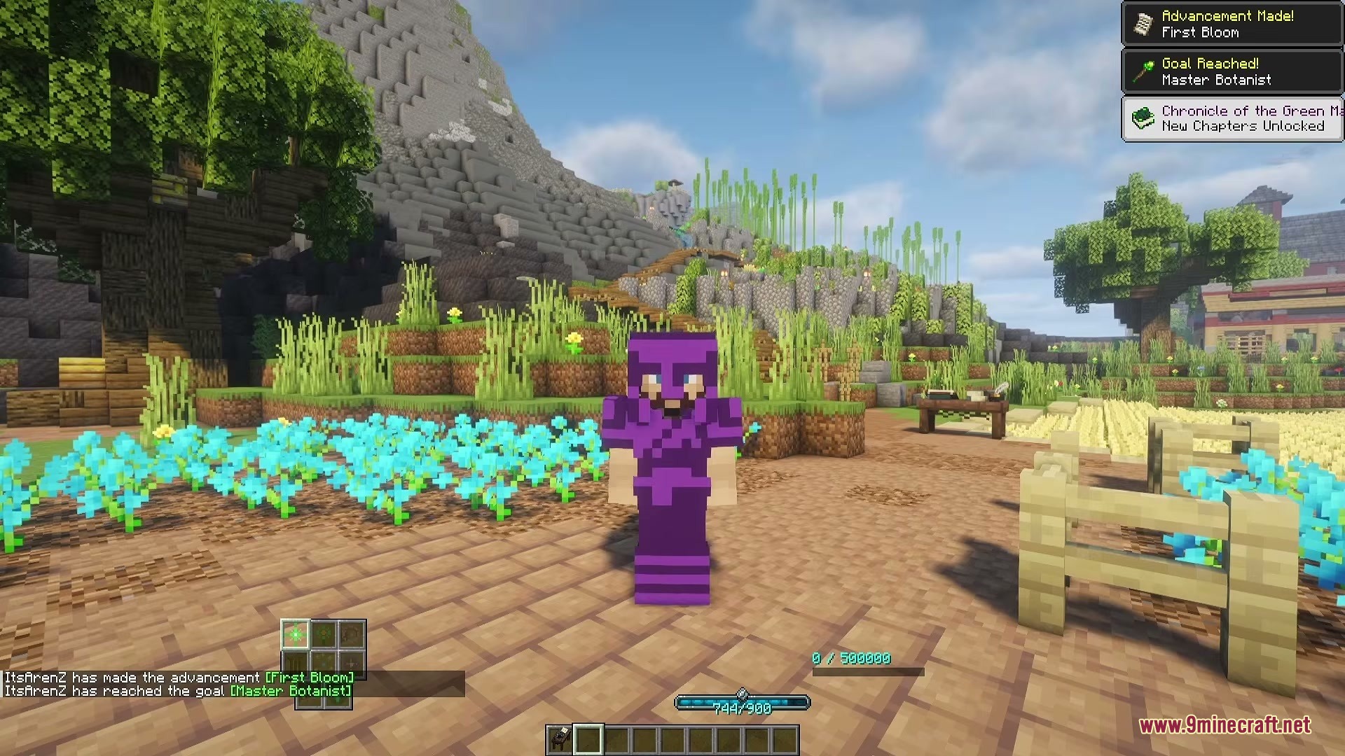 Iron’s Botany Mod (1.20.1) – Fight As A Battlemage Using Living Flower Magic 2 Iron's botany mod screenshot 1