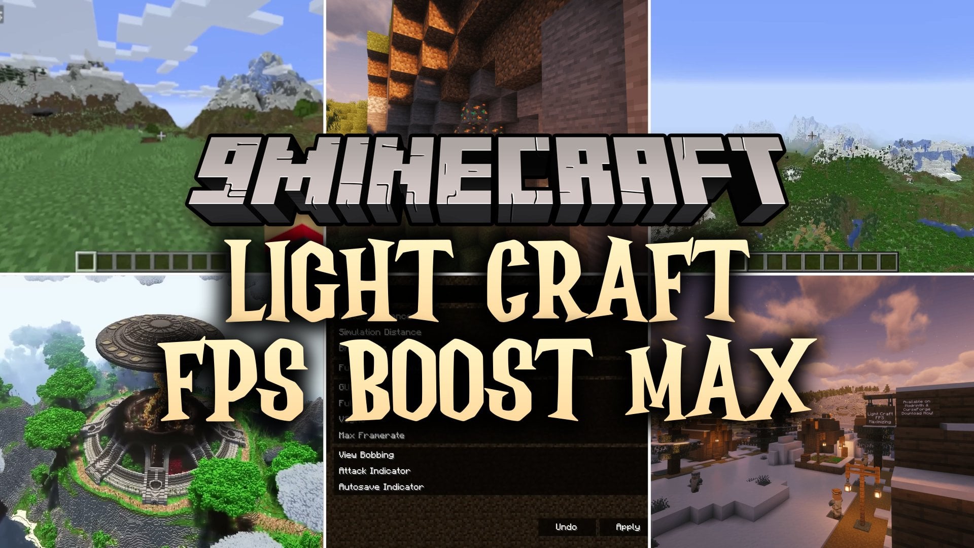 Light Craft FPS Boost Max Modpack (1.20) – Play Faster, Look Better