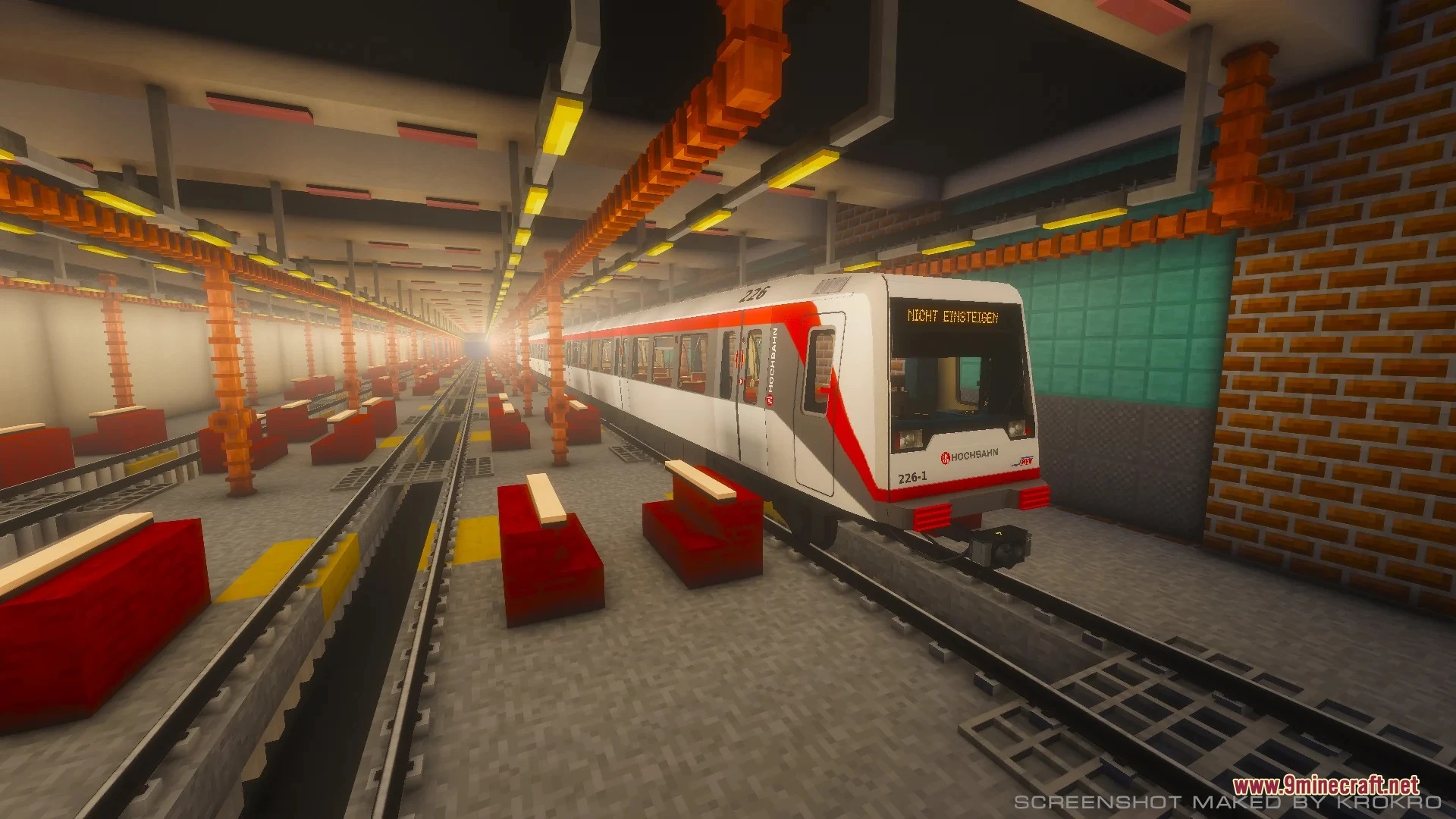 Mtr Jcm U Bahn Pack Resource Pack (1.20.1) – Modern Underground Train Lines 2 Mtr jcm u bahn pack resource pack screenshot 1