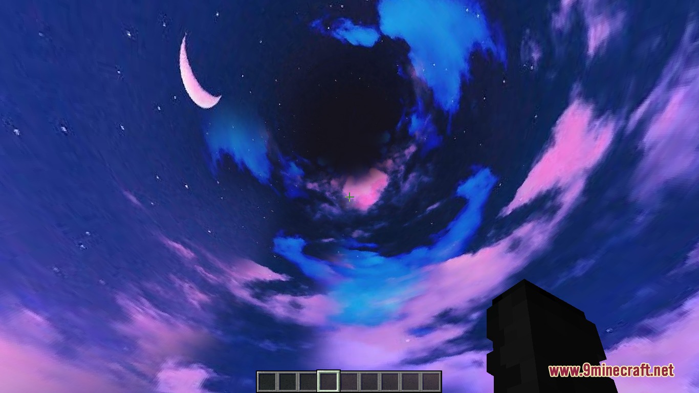 Mauve Sky Overlay Resource Pack (1.20.1) – Dreamy Purple Clouds 7 Mauve sky overlay resource pack screenshot 6