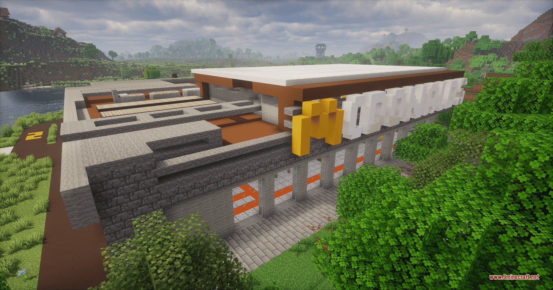 Mc Donalds Structure Data Pack (1.21.11, 1.21.1) – Grab Quick Meals At Roadside 3 Mc donalds structure data pack screenshot 2