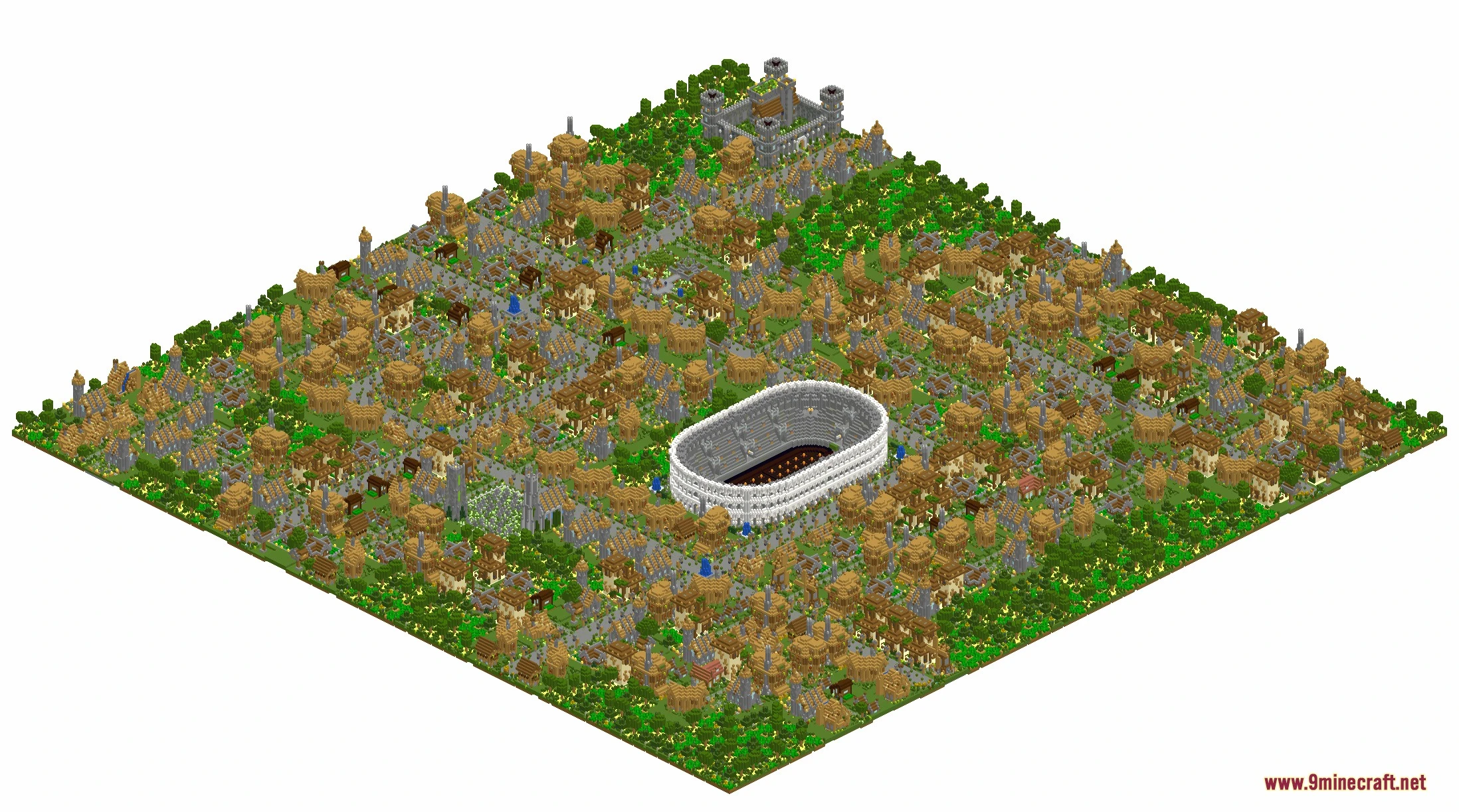 Minecraft Citygen Map – Turn Handmade Houses Into A Sprawling Metropolis 4 Minecraft citygen map screenshot 3