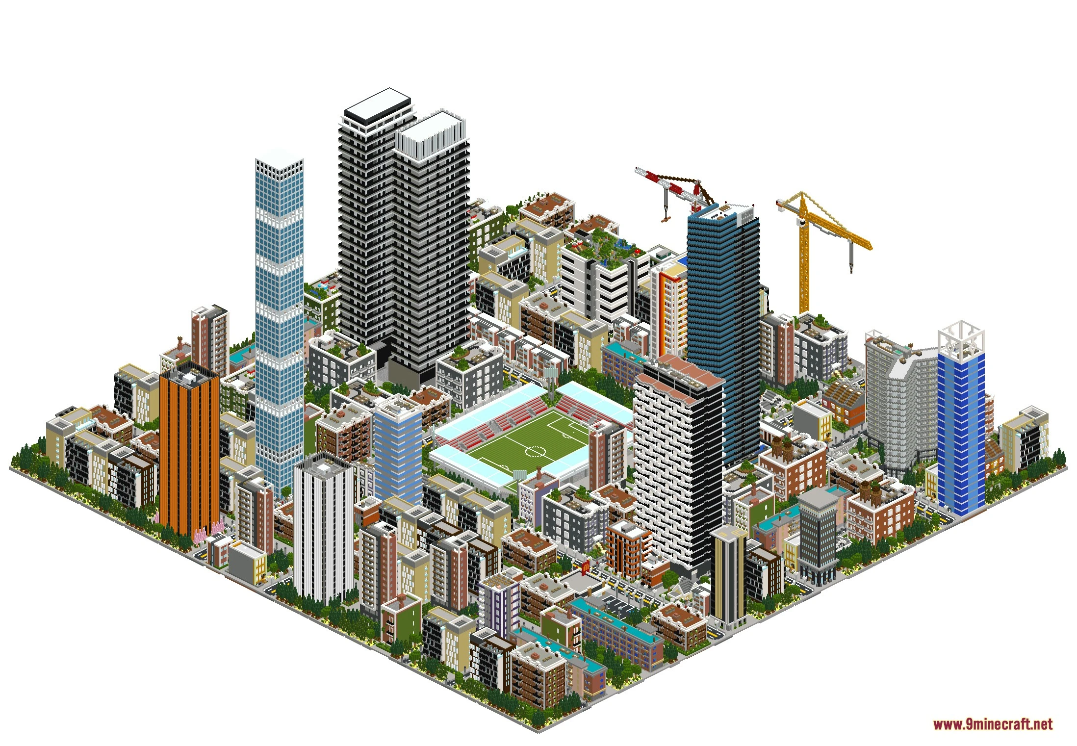 Minecraft Citygen Map – Turn Handmade Houses Into A Sprawling Metropolis 5 Minecraft citygen map screenshot 4