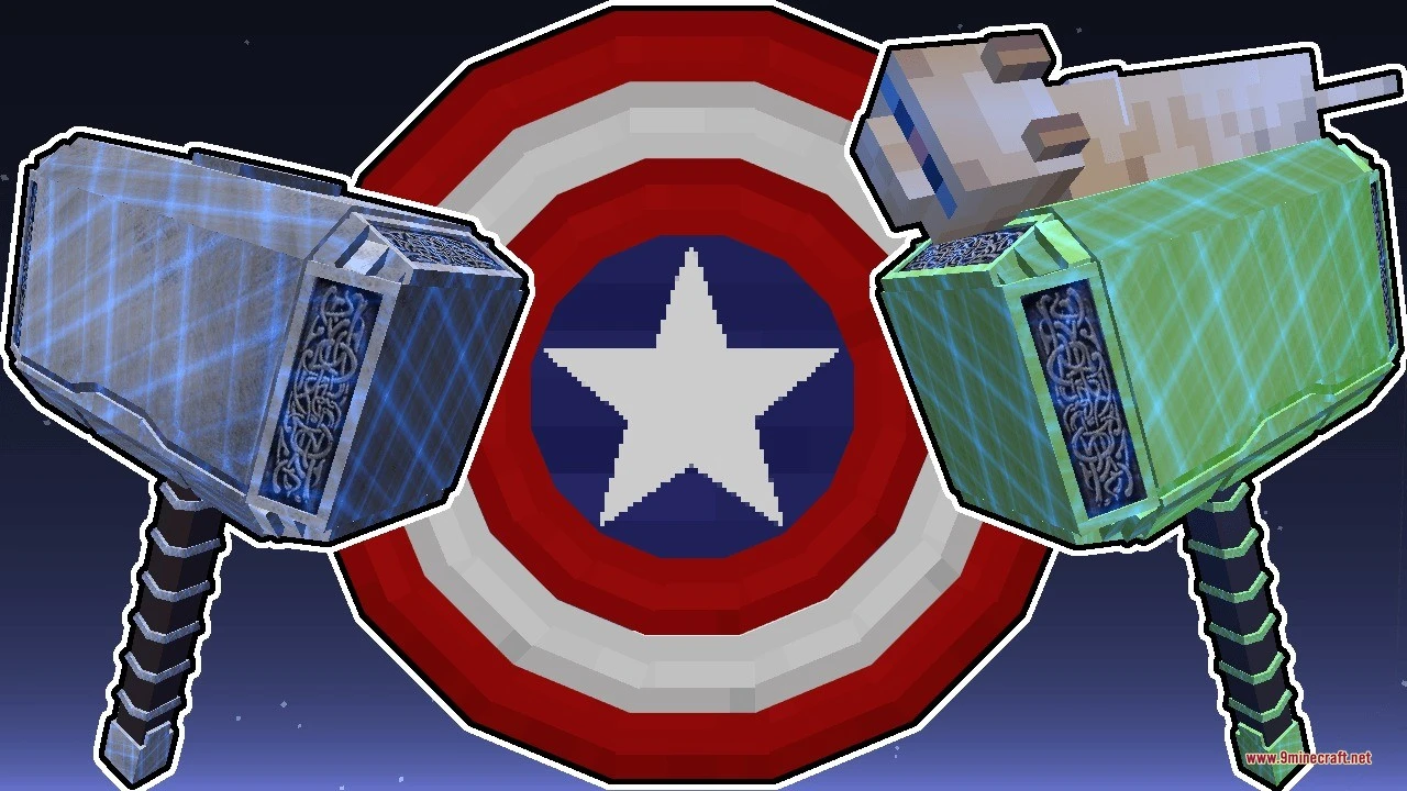 Mjolnir & captain america's shield data pack screenshot 8