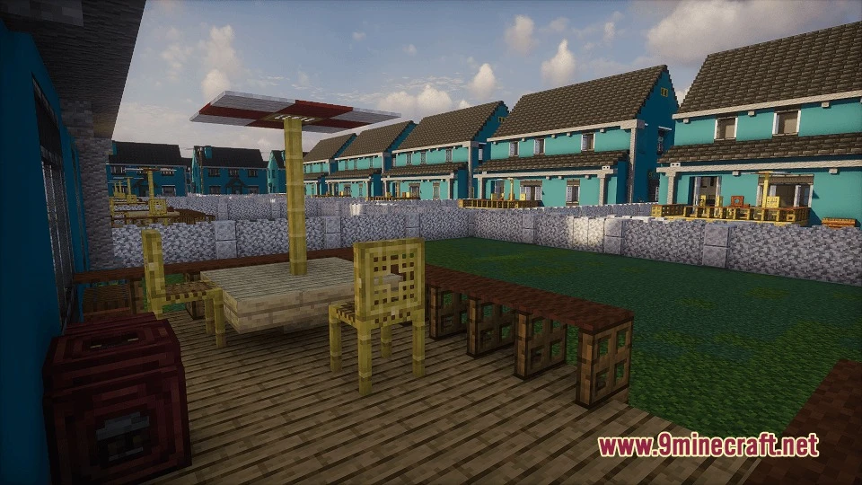 Ouroburbia Liminal Suburban Sprawl Vivarium Inspired 1000×1000 Survival Map (1.21.8, 1.20.1) 6 Ouroburbia liminal suburban sprawl vivarium inspired 1000x1000 survival map screenshot 5