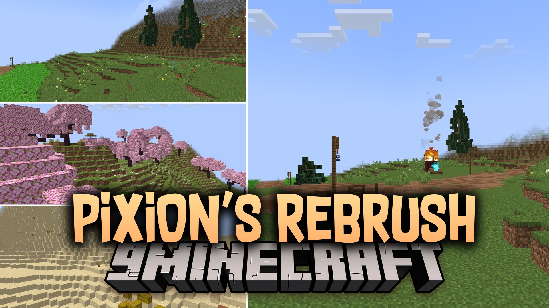 Pixion’s Rebrush Resource Pack (1.20.1) – A Fresh Vanilla Look with Subtle