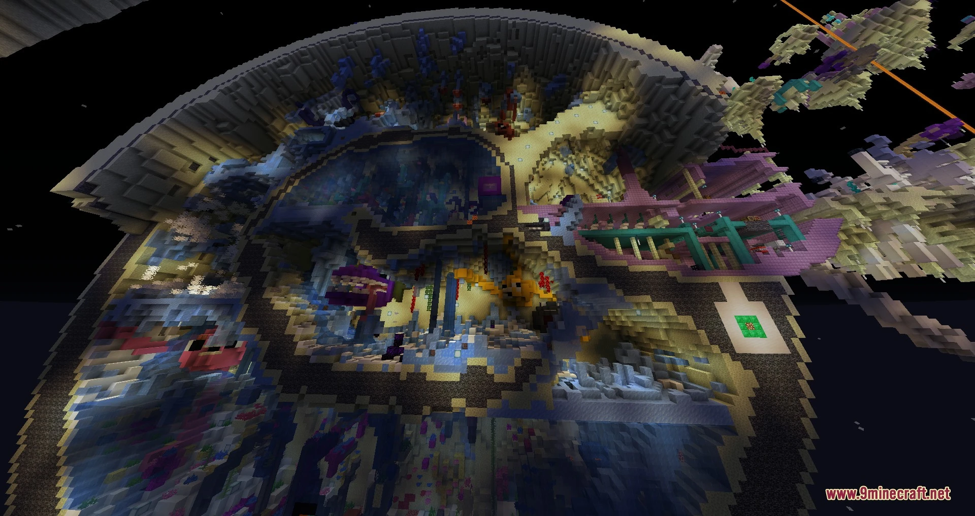 Race For The Wool Bleb Edition Map (1.16.5) – A Chaotic Sprint For Five Wool 2 Race for the wool bleb edition map screenshot 1