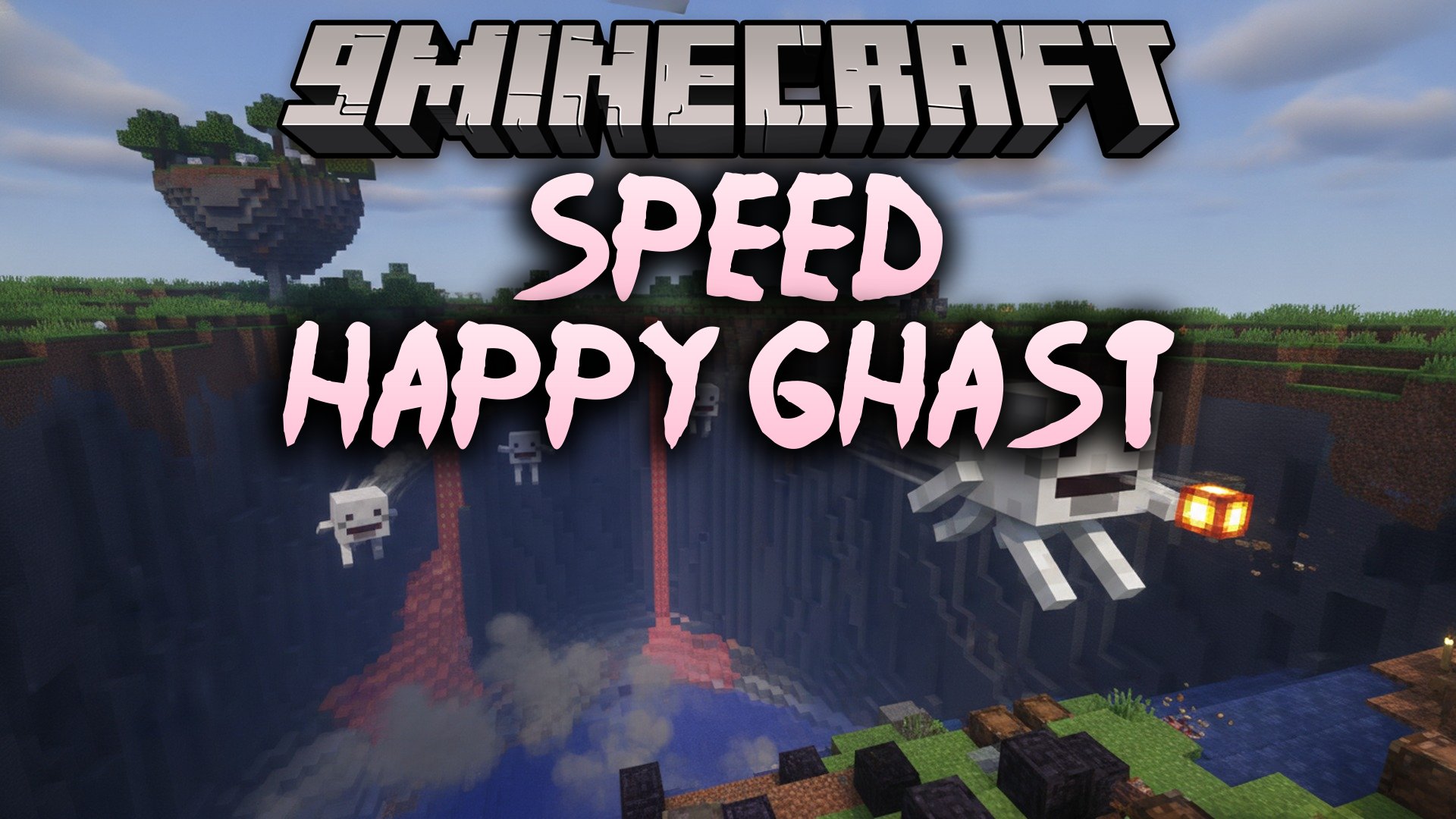 Speed Happy Ghast Data Pack (26.2, 1.21.11) – Faster Flying Ghasts Terrorize