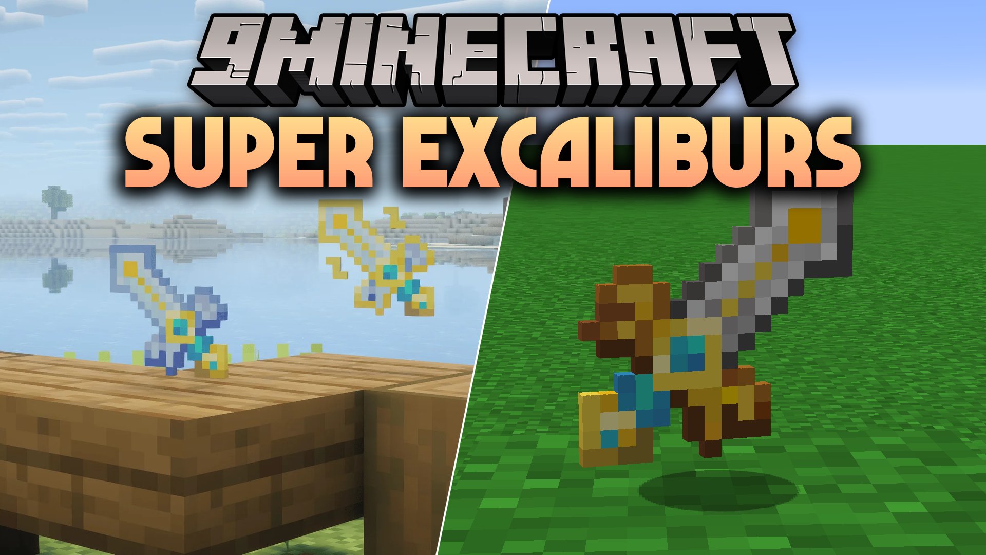 Super Excaliburs Mod (26.2, 1.20.1) – Wield Mythical Elemental Blades