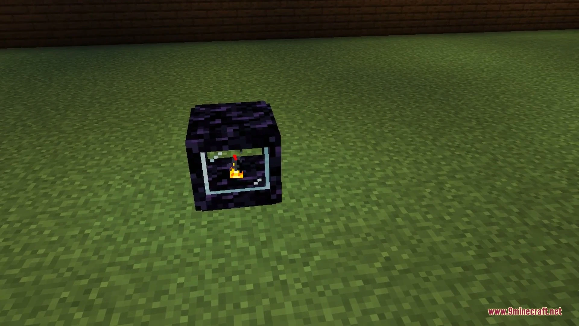 A safe, well-lit base interior with no mobs spawning inside