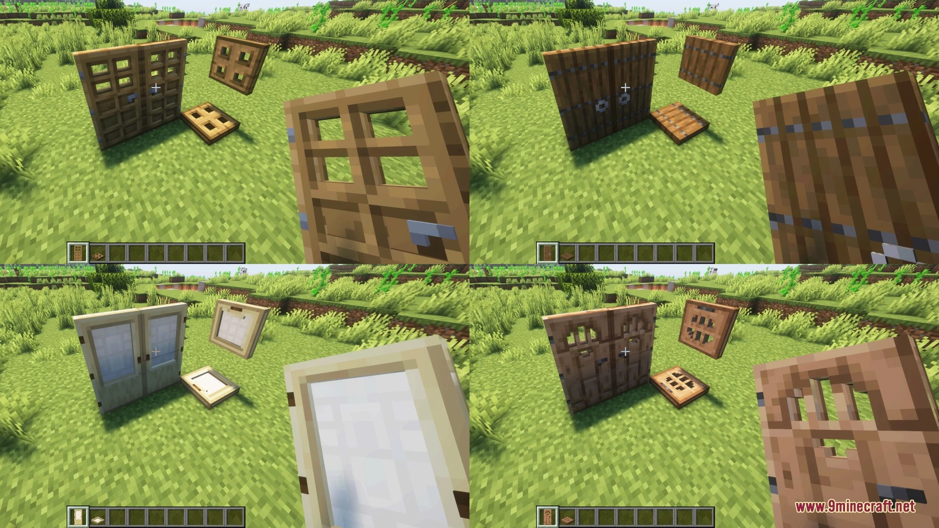 Undopia 3D Doors Resource Pack (1.21.11, 1.20.1) – Tangible Wooden Depth 3 Undopia 3d doors resource pack screenshot 2