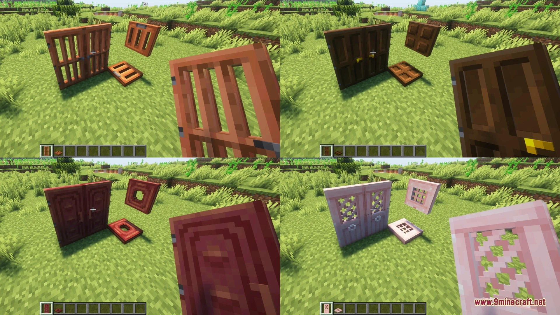 Undopia 3D Doors Resource Pack (1.21.11, 1.20.1) – Tangible Wooden Depth 4 Undopia 3d doors resource pack screenshot 3