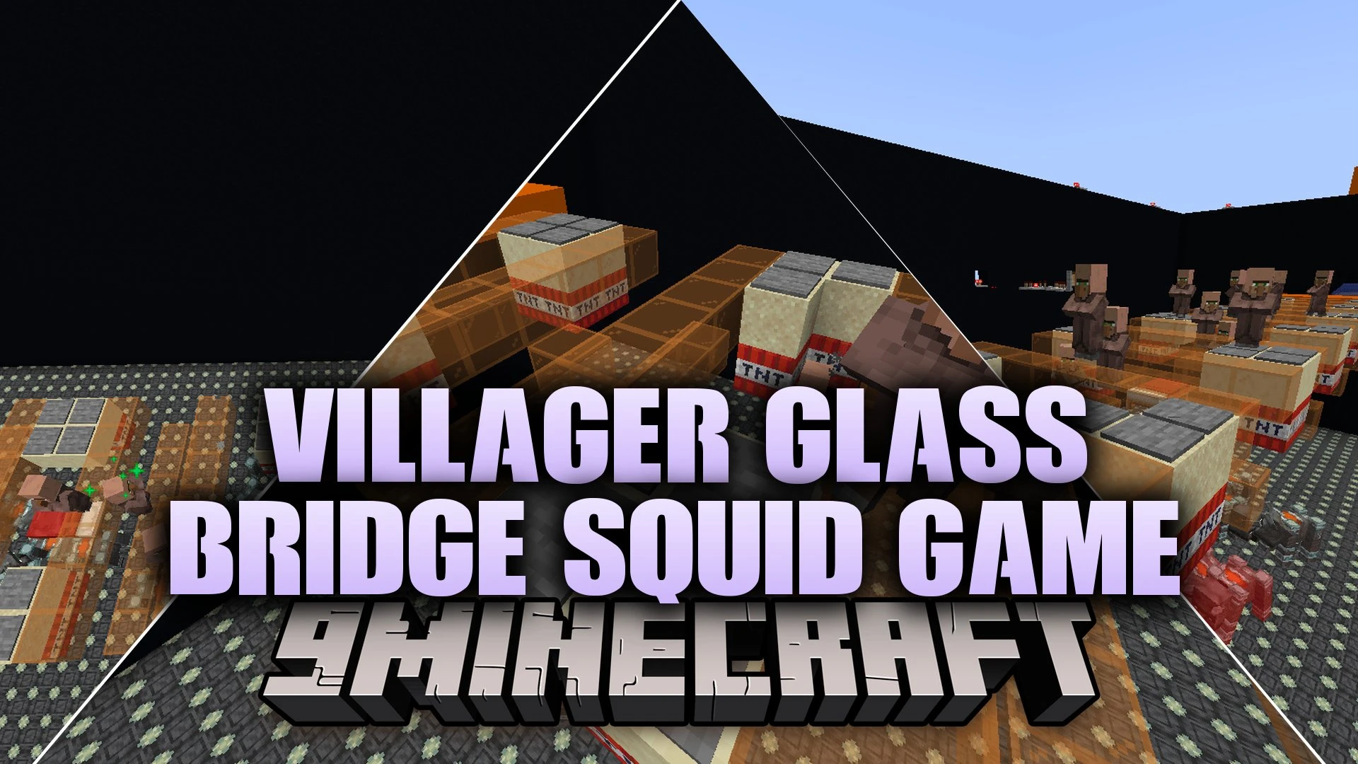 Villager Glass Bridge Squid Game Map (1.21.10, 1.20.1)