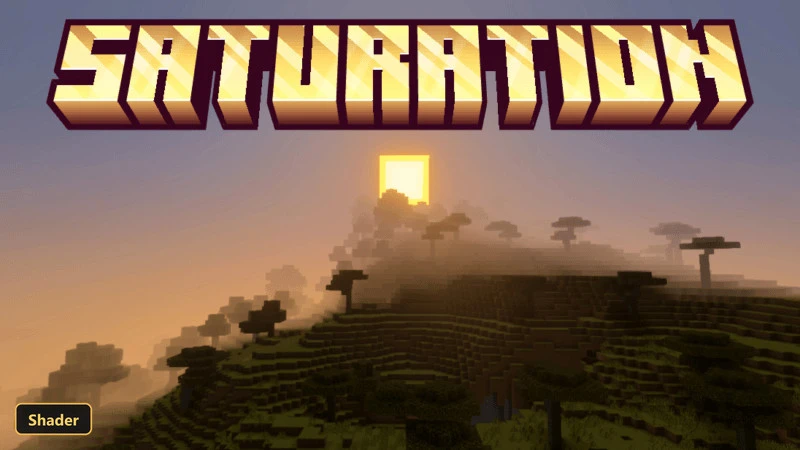Saturation Vibrant Visual HD (26+) – MCPE/Bedrock Shader