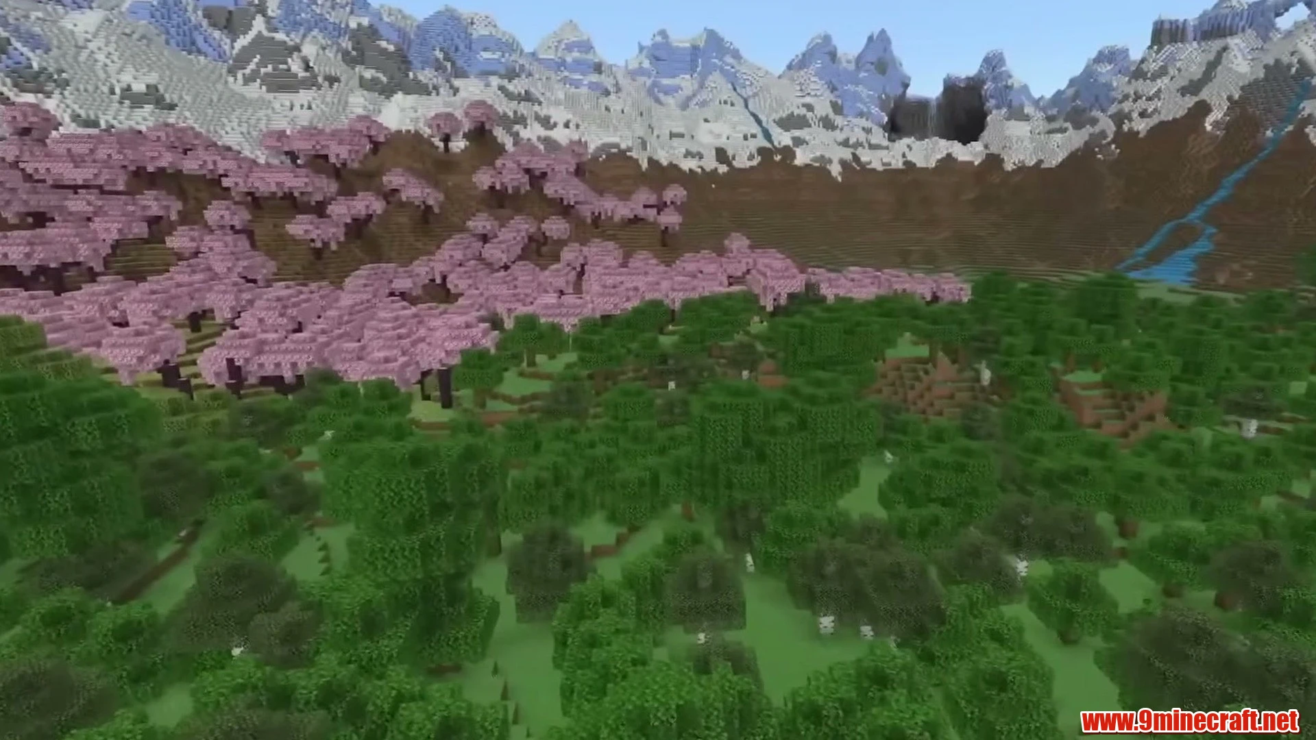 Top 10 Mountain Crater &Amp; Valley Building Seeds For Minecraft 26.2 – Java &Amp; Bedrock Edition 12 Cherry blossom crest & valley basin - minecraft seed 6942710633571786
