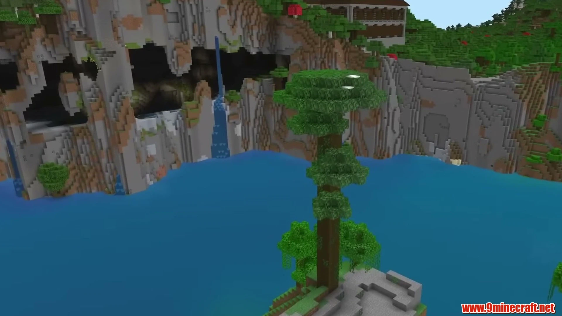 Top 10 Mountain Crater &Amp; Valley Building Seeds For Minecraft 26.2 – Java &Amp; Bedrock Edition 14 Coastal jungle lagoon & stone sea arch - minecraft seed 1093928514889564914