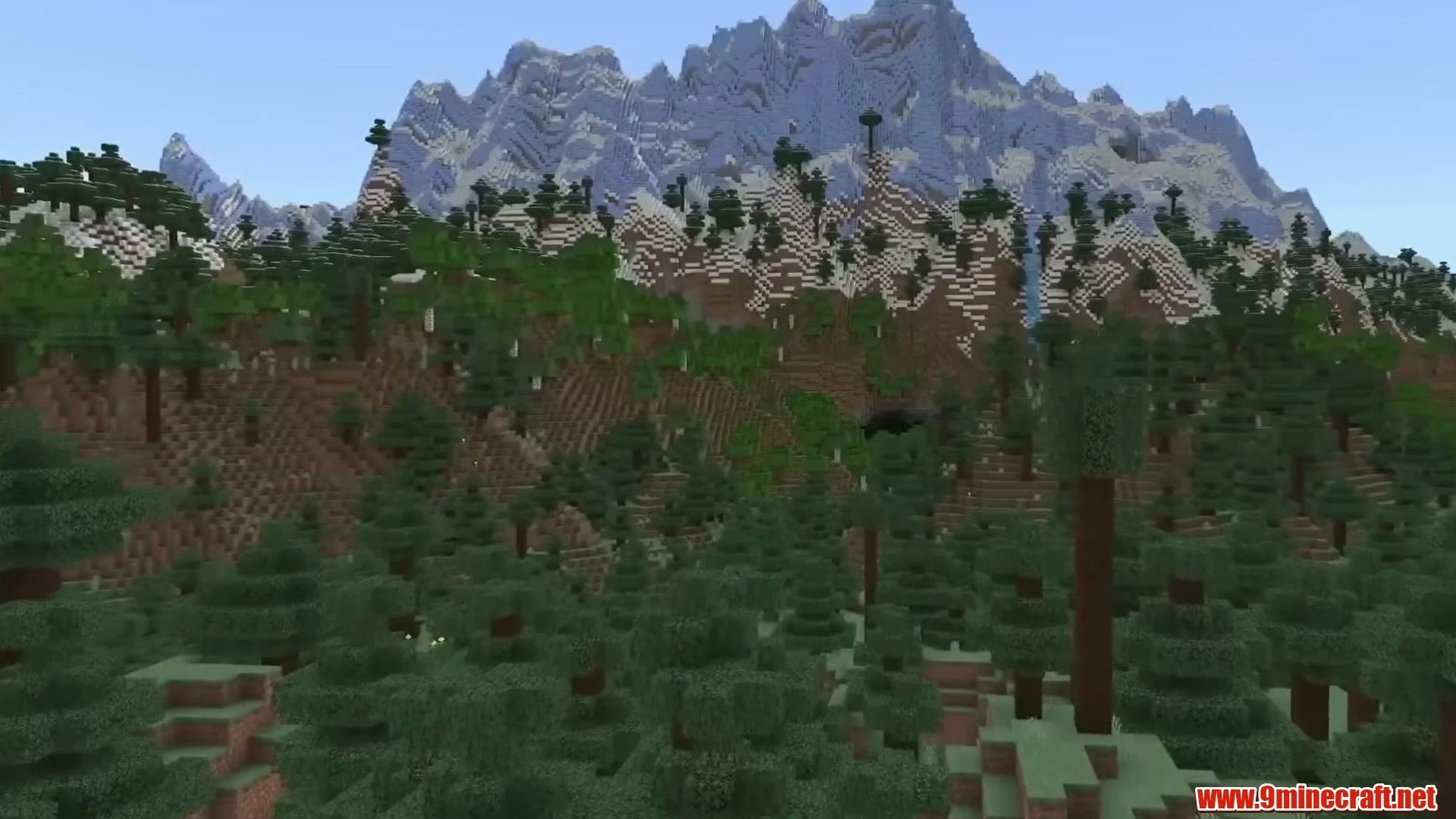 Top 10 Mountain Crater &Amp; Valley Building Seeds For Minecraft 26.2 – Java &Amp; Bedrock Edition 18 Taiga mountain valley & alpine slopes - minecraft seed 100000010115705154