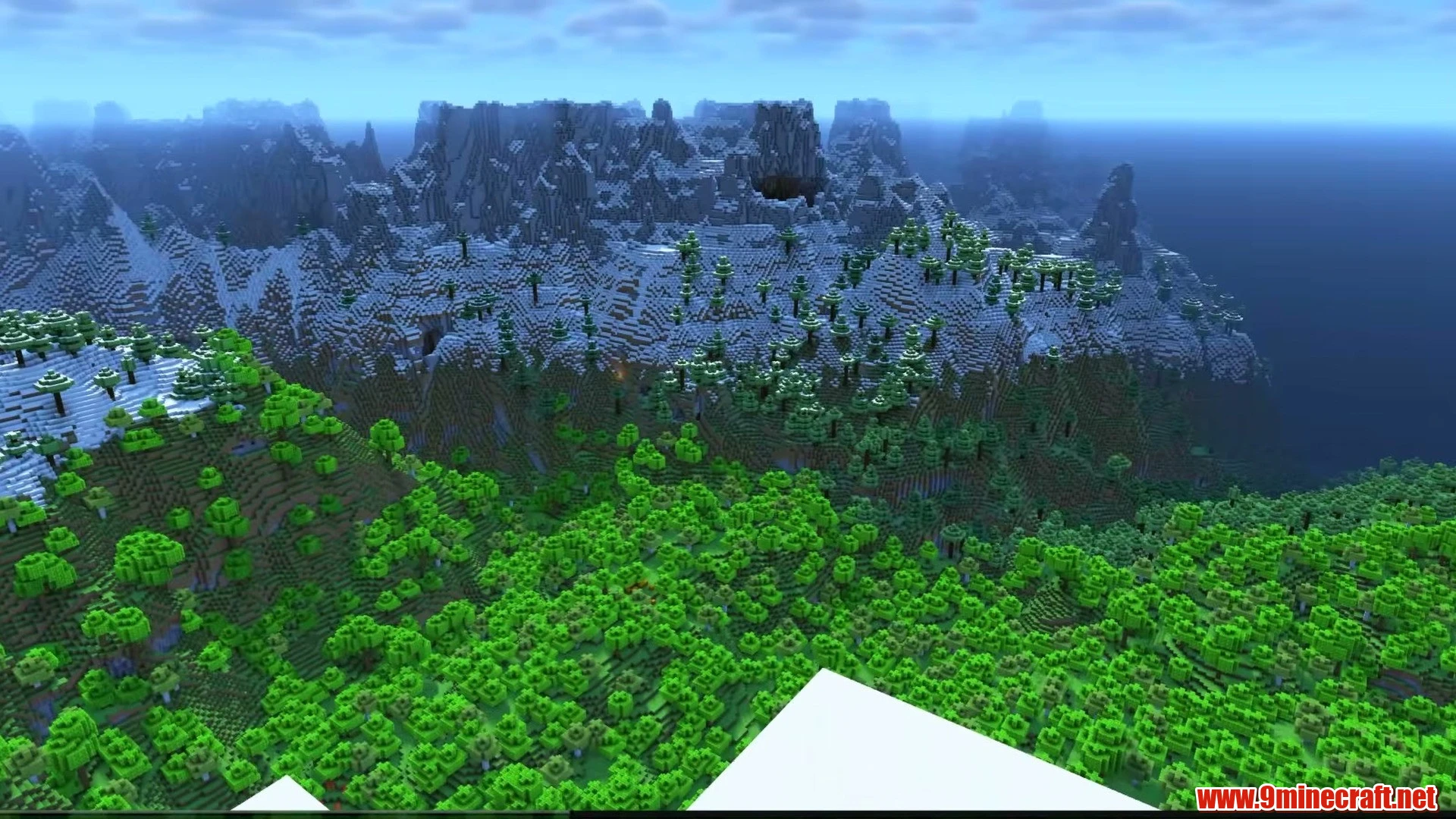 Top 10 Ultimate Building Canvas Seeds For Minecraft 26.2 – Java &Amp; Bedrock Edition 10 Twin alpine ridge & valley basin - minecraft seed -17109142