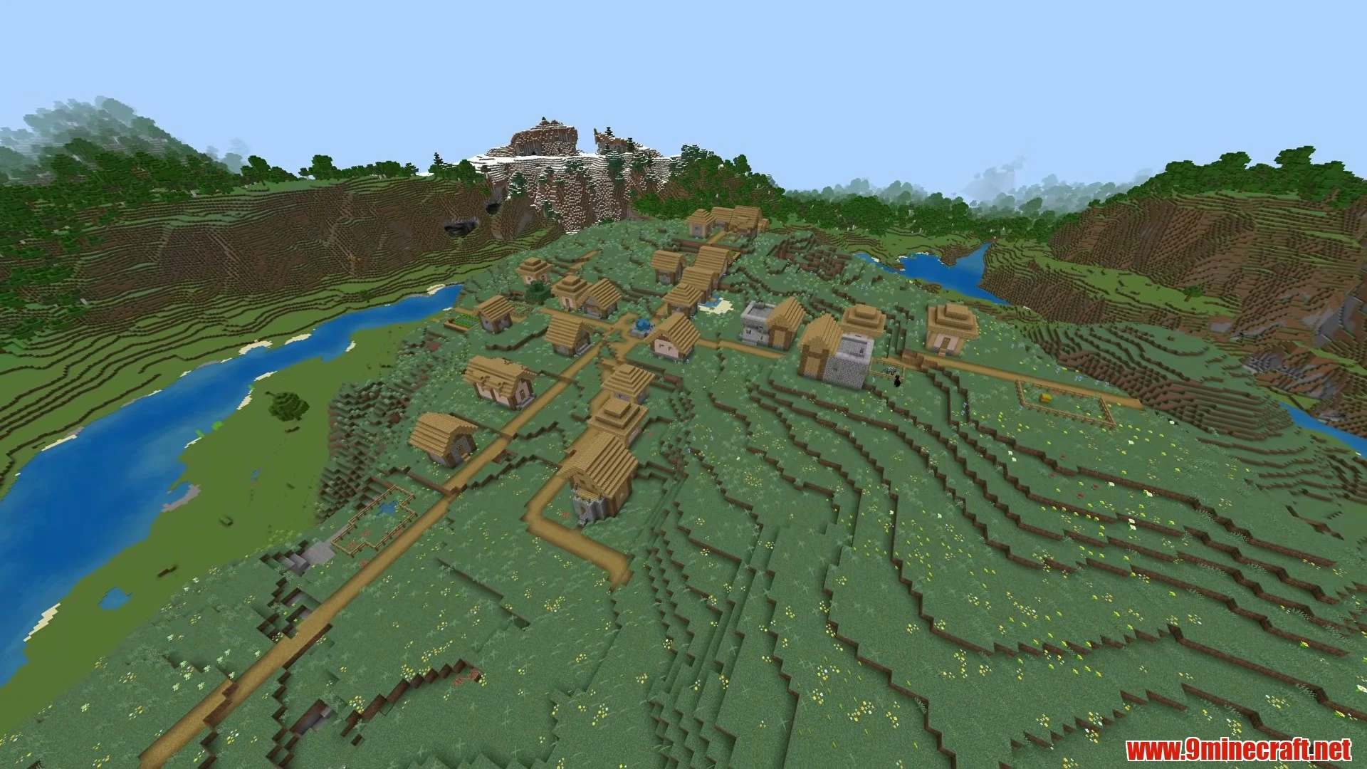 Top 5 Bedrock &Amp; Java God Starter Seeds For Minecraft 26.3 – Java &Amp; Bedrock Edition 2 Quadruple village spawn & double blacksmith - minecraft 26. 3 seed 3381152874234455 view 1