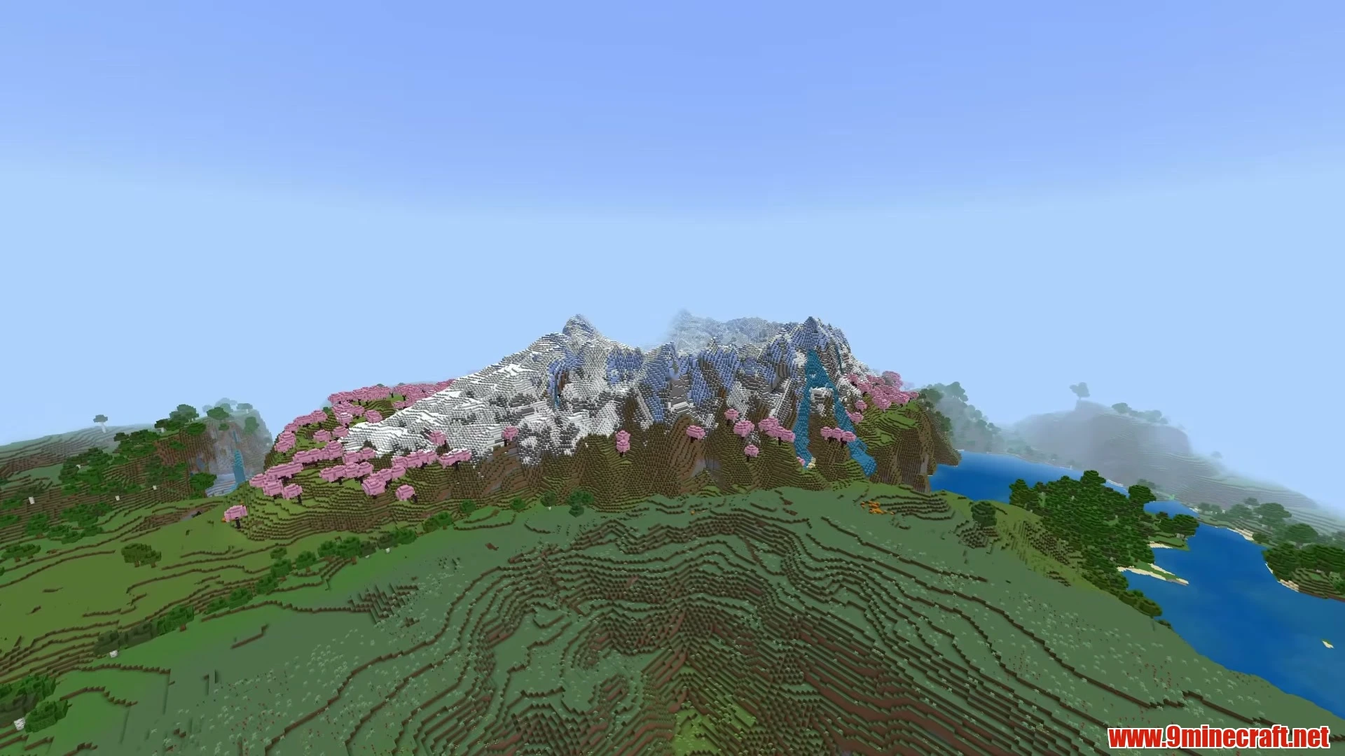 Top 5 Bedrock &Amp; Java God Starter Seeds For Minecraft 26.3 – Java &Amp; Bedrock Edition 9 Hollow cherry mountain, mansion & ancient city - minecraft 26. 3 seed 5519028680393303 view 2