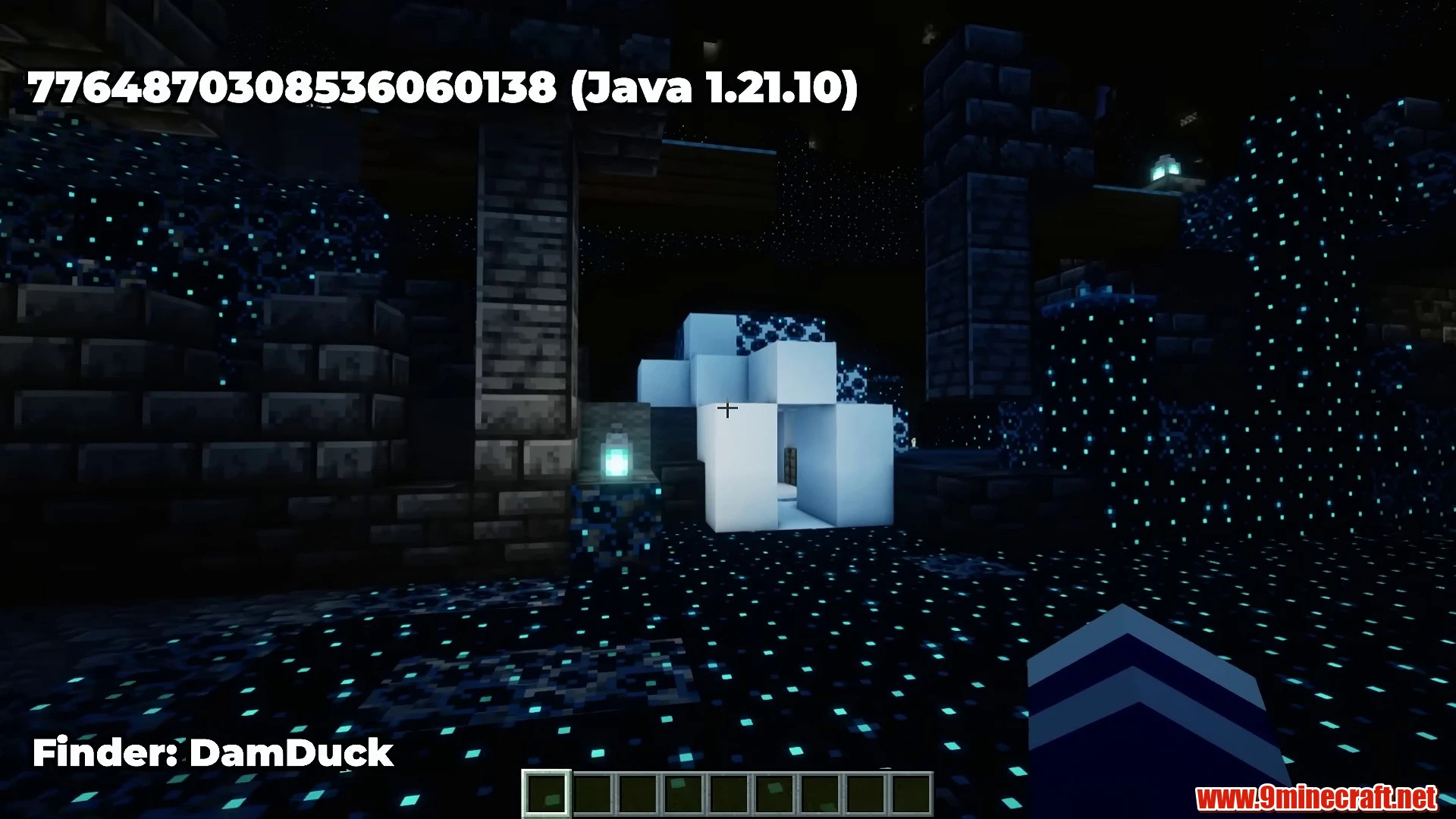 Treacherous ancient city igloo - minecraft 26. 3 seed 7764870308536060138 snow igloo inside ancient city