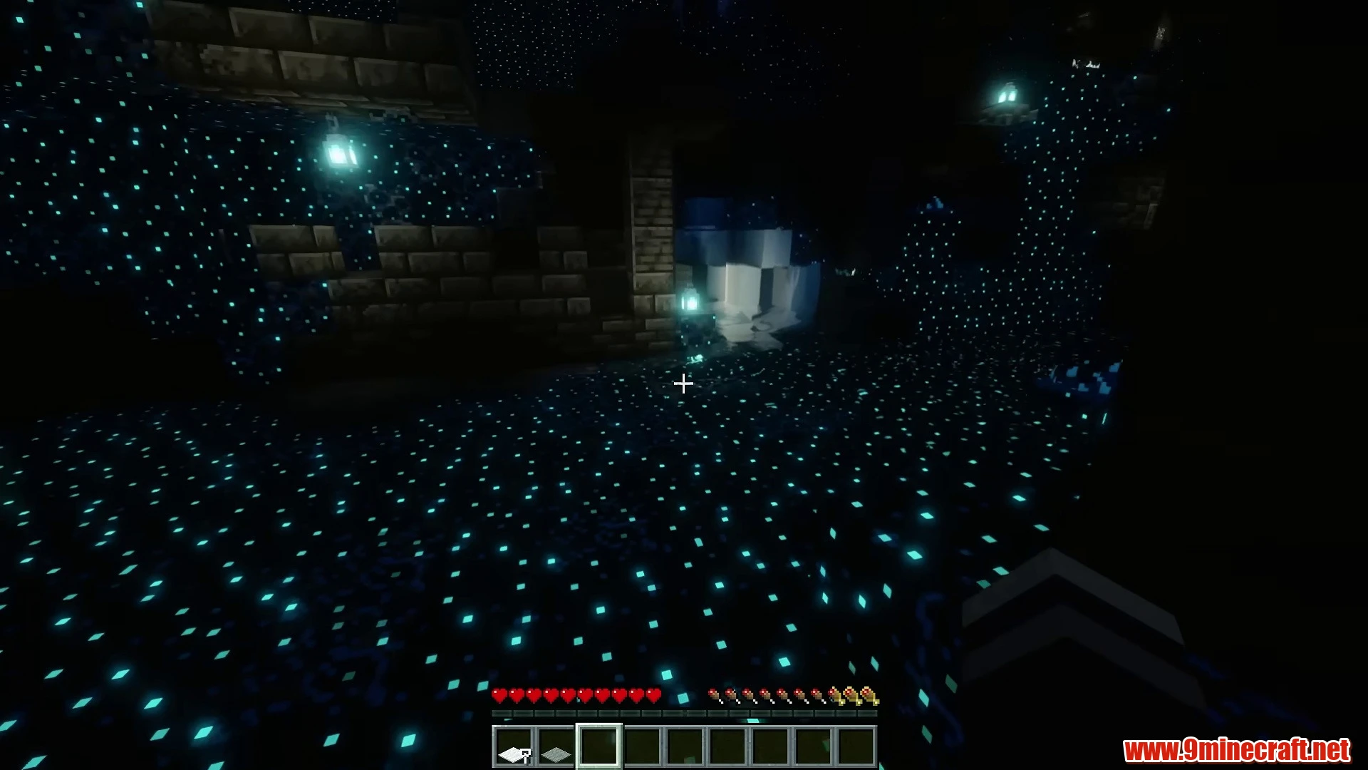 Treacherous ancient city igloo - minecraft 26. 3 seed 7764870308536060138 deep dark sculk horizon overview